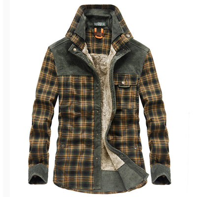 Camisa de Franela Térmica para Hombre - Cuadros Otoño Invierno - Image 12
