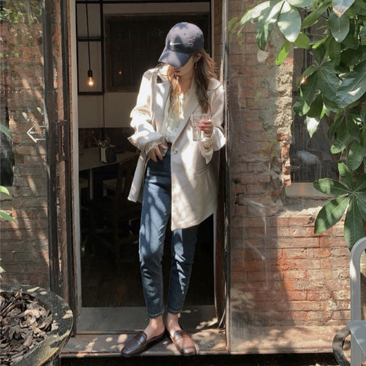 Conjunto de Dos Piezas: Camisa Base + Blazer Oversize Tendencia - Image 9