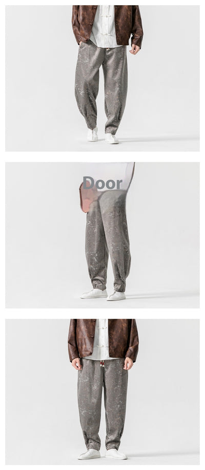 Pantalones de Chándal Gruesos Talla Grande Estilo Hanfu Mejorado - Image 7