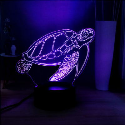 Lámpara LED 3D Tortuga Nocturna - Image 3