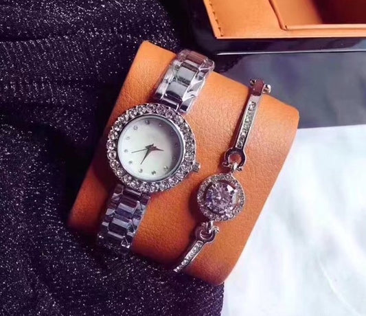 Reloj de Acero Inoxidable para Mujer con Pulsera de Acero