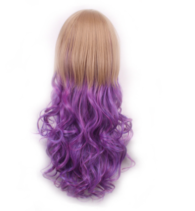 Peluca Rizada Multicolor Voluminosa para Cosplay - Image 2