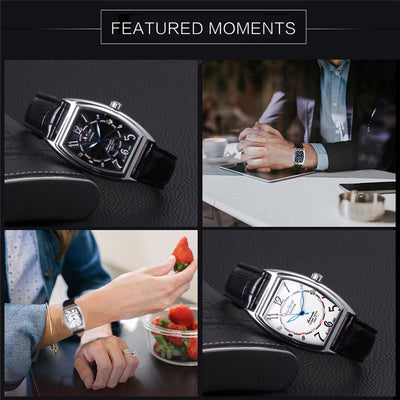 Reloj Mecánico Automático Casual de Barril para Hombre - Image 2