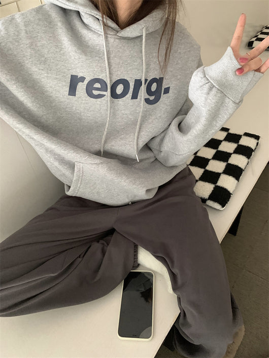 Sudadera Oversized con Capucha en Felpa Gruesa - Talla Plus - Image 30