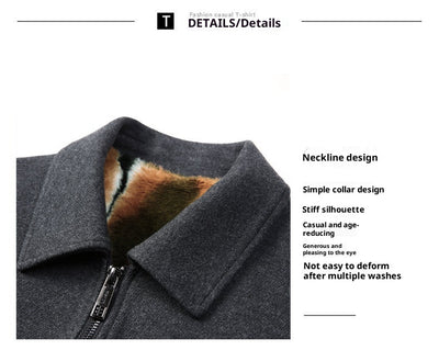 Chaqueta de Lana Corta para Hombre Otoño Invierno - Image 14
