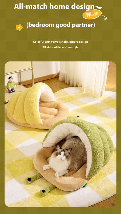 Cama Térmica Semicerrada para Gatos - Nido Acogedor tipo Caracol - Image 17