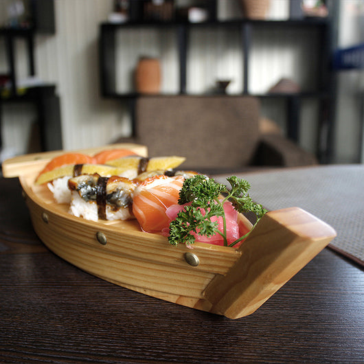 Tabla de Madera de Pino para Sushi