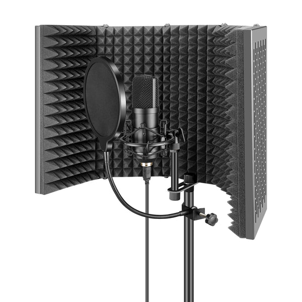 Pantalla Acústica Profesional para Micrófono con Filtro Anti-Viento