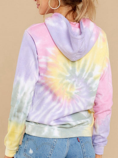 Sudadera Tie-Dye Deportiva Holgada con Capucha - Image 4