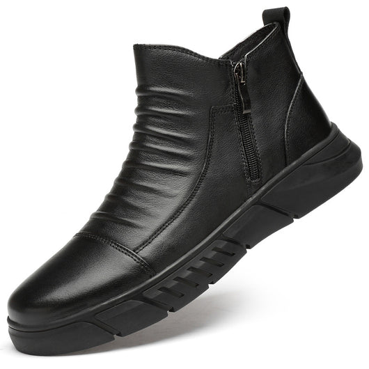 Botas de Cuero Vacuno Casual - Estilo Versátil y Duradero - Image 17