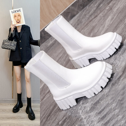 Botas Martin con Cierre Trasero - Estilo Street Wear Moderno