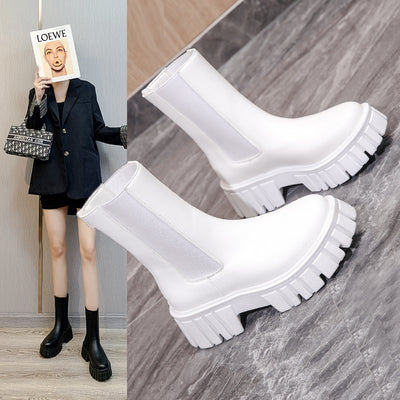 Botas Martin con Cierre Trasero - Estilo Street Wear Moderno