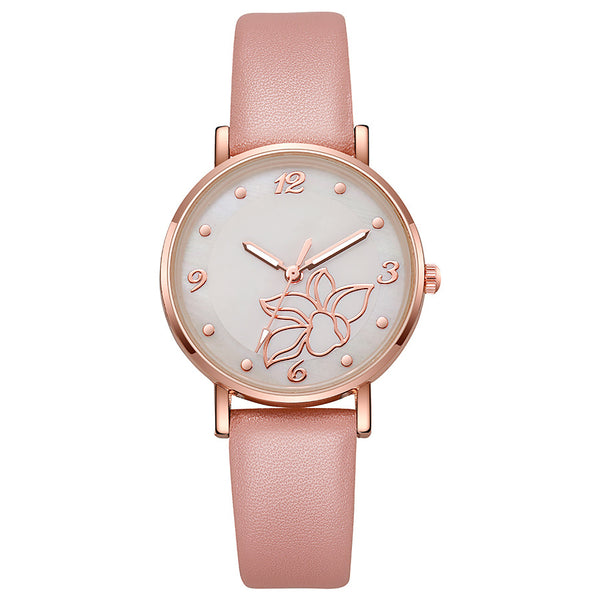 Reloj Digital de Esfera Blanca Clásico