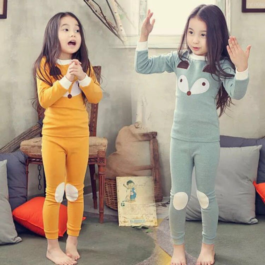 Conjunto de Pijama y Ropa Interior de Algodón para Niñas