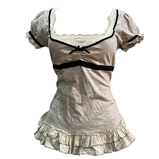 Blusa Entallada con Encaje en la Cintura - Colección Verano - Image 6