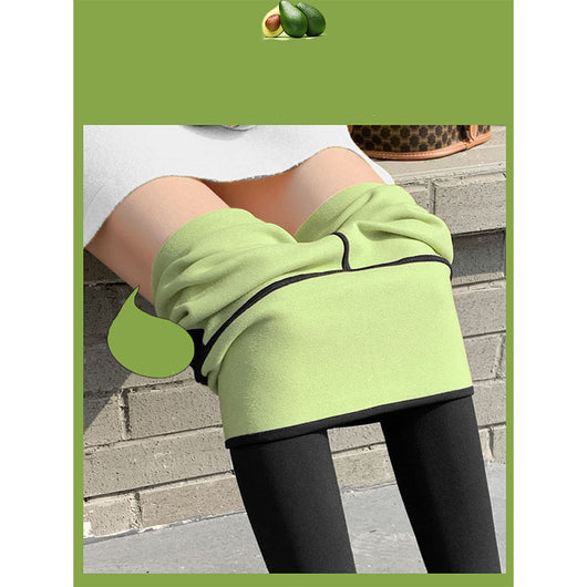 Leggings Plus Térmicos con Forro de Velvet - Abrigo Exterior - Image 4