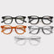 Lentes Mujer Marco Negro Filtro Luz Azul Montura Grande
