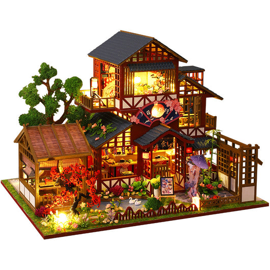 Maqueta de Casa Japonesa Tradicional para Armar - Modelo Artesanal - Image 4