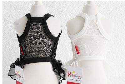 Vestido de Encaje para Mascotas Pequeñas - Falda de Boda Elegante - Image 12