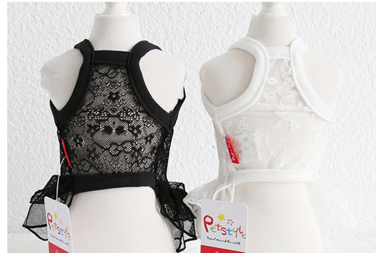 Vestido de Encaje para Mascotas Pequeñas - Falda de Boda Elegante - Image 12