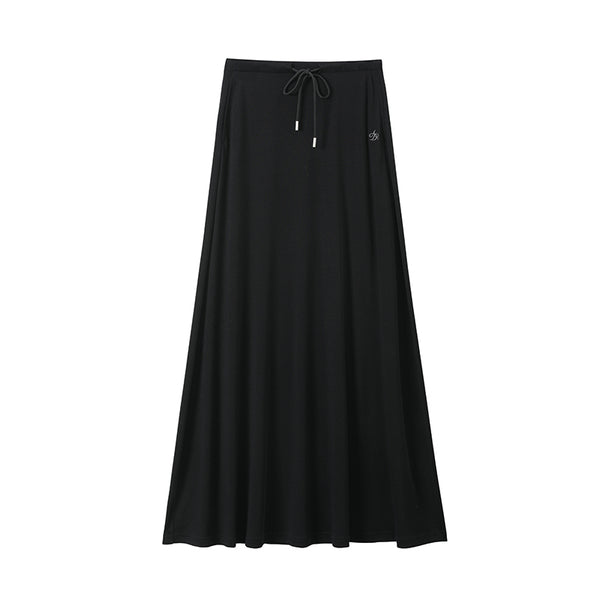 Falda Larga Tipo A con Cordón Ajustable - Estilo Casual y Cómodo - Image 6