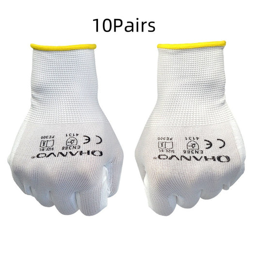Guantes de Trabajo Recubiertos de PU - Resistentes, Transpirables y Flexibles - Image 5