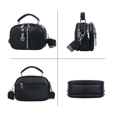 Bolso Cuadrado Pequeño con Costura Decorativa para Mujer - Image 14