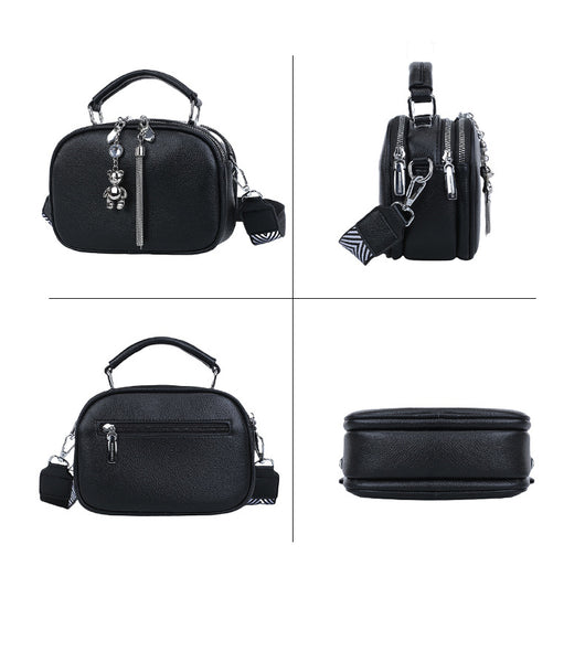 Bolso Cuadrado Pequeño con Costura Decorativa para Mujer - Image 14