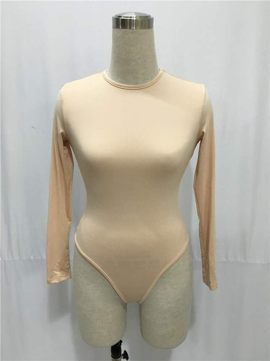 Body Manga Larga Ajustado Sexy para Mujer - Image 20