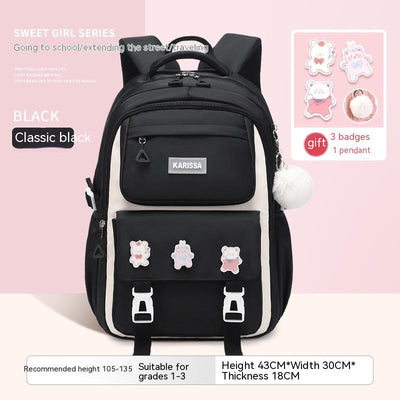 Mochila Escolar Impermeable para Niñas - Gran Capacidad y Resistente - Image 7