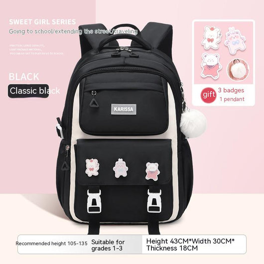 Mochila Escolar Impermeable para Niñas - Gran Capacidad y Resistente - Image 7