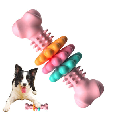 Juguete Masticable para Perros - Hueso TPR Resistente para Limpieza Dental - Image 4