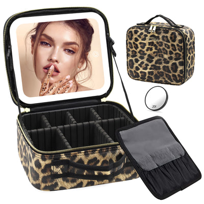 Maletín de Maquillaje Profesional con Espejo LED y Gran Capacidad de Almacenamiento - Image 11