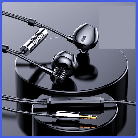 Auriculares Intrauriculares con Tarjeta de Sonido Dual y Micrófono