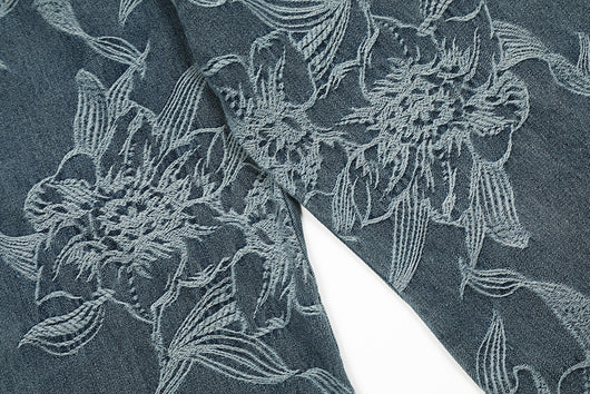 Pantalón Denim con Tirantes y Estampado Floral para Hombre - Image 15