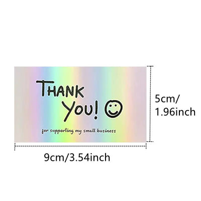Pack 50 Tarjetas de Felicitación Holográficas Láser para Regalos - Image 7