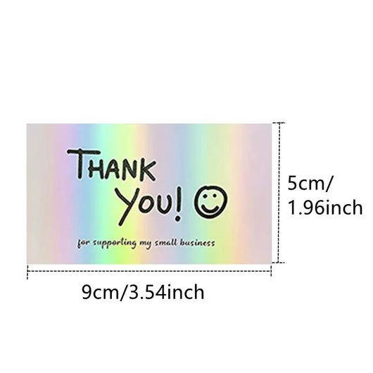 Pack 50 Tarjetas de Felicitación Holográficas Láser para Regalos - Image 7