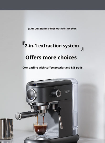 Cafetera Espresso Automática y Semiautomática con Vaporizador de Leche - Image 15