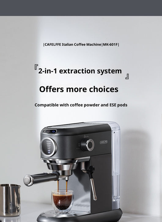 Cafetera Espresso Automática y Semiautomática con Vaporizador de Leche - Image 15
