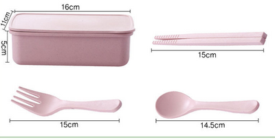 Lonchera Bento de Fibra de Bambú Apta para Microondas - Image 6