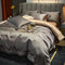 Juego de Cama Lujo Europeo 140 Brocado Jacquard Algodón Satinado 4 Piezas