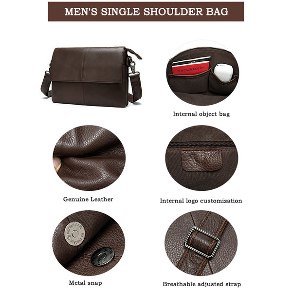 Bolso de Cuero para Negocios - Elegancia Profesional para Hombres