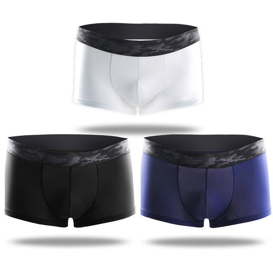 Calzoncillos sin costuras de seda de hielo para hombre - Image 2