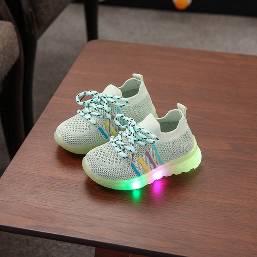 Zapatillas Luminosas LED Tejidas con Luces Intermitentes - Image 7