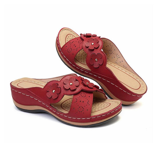 Zapatos Retro Flores con Punta Redonda - Comodidad Máxima - Image 5