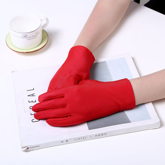 Guantes Dama Perla Estilo Verano - Color Liso Elegante