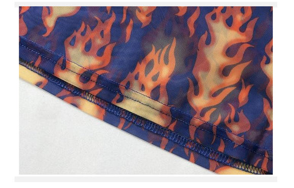 Playera de Malla Resistente al Fuego