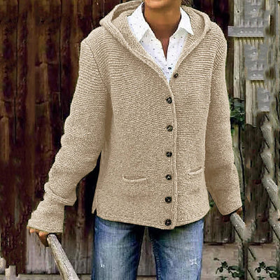 Cardigan Tejido con Capucha - Image 2