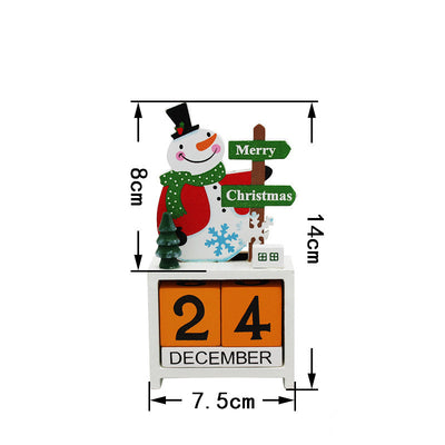 Adornos Navideños de Madera con Calendario - Image 8