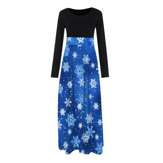 Conjunto de Falda Larga con Estampado Navideño Europeo y Americano - Image 26